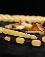 ⁦كهرمان طبيعي حجر واحد خراطة ورشة الظبي⁩ - الصورة ⁦5⁩