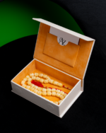 ⁦كهرمان طبيعي مشخط تايقر عرض من نغتس  - ورشة علاء فريد⁩ - الصورة ⁦6⁩