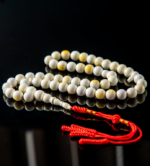 مسباح مستكه دائري ابيض تبرقع