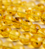 ⁦كهرمان طبيعي شفاف حشري سوبر صافي⁩ - الصورة ⁦6⁩