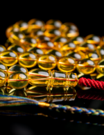 ⁦كهرمان طبيعي شفاف صافي قصة بيض حمام⁩ - الصورة ⁦6⁩