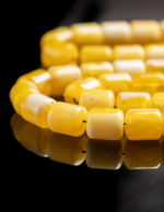 ⁦مسباح تراب كهرمان مبرقع صندوقي شبيه الكهرمان⁩ - الصورة ⁦3⁩