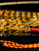 ⁦كهرمان طبيعي شفاف زبدة قصة برميلي وزن مميز⁩ - الصورة ⁦4⁩