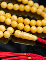 ⁦كهرمان طبيعي دائري مبرقع راقي⁩ - الصورة ⁦2⁩