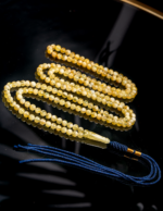 كهرمان طبيعي ناعم بياض قيمر عسل