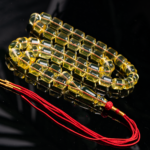 كهرمان طبيعي شفاف زبدة قصة برميلي