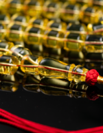 ⁦كهرمان طبيعي شفاف زبدة قصة برميلي⁩ - الصورة ⁦2⁩