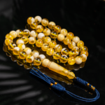 مسباح تراب كهرمان دائري " تلطيخ جبس" شبيه الكهرمان