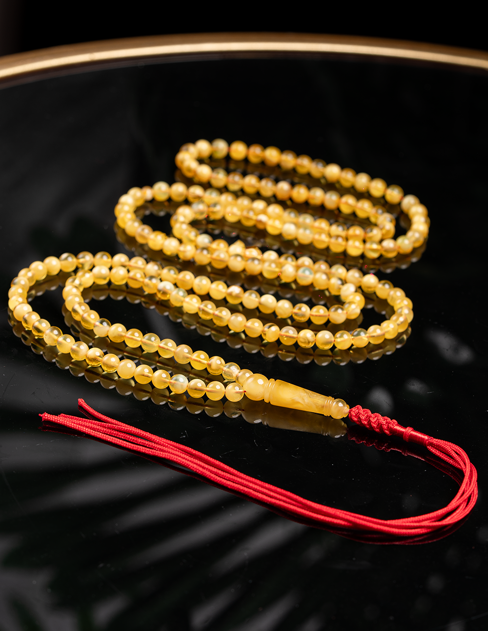 DSC04321 كهرمان طبيعي ناعم مبرقع ماخذ لون قديم - الصورة 1