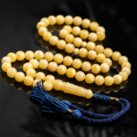 كهرمان طبيعي مشخط تبرقع شاهد مميز