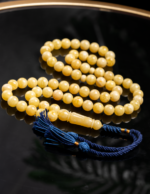 كهرمان طبيعي مشخط تبرقع شاهد مميز