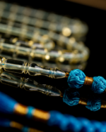 ⁦كهرمان طبيعي شفاف مائي ناعم كركوشة تيفاني مميزة⁩ - الصورة ⁦3⁩