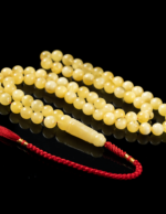 كهرمان طبيعي دائري مبرقع