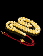 كهرمان طبيعي دائري قيمر عسل منوصف