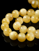 ⁦كهرمان طبيعي دائري قيمر عسل منوصف⁩ - الصورة ⁦7⁩