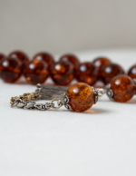 ⁦كهرمان قديم روسي عطش كركوشه فضة⁩ - الصورة ⁦5⁩