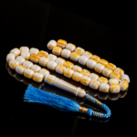 مسباح مستكه ابيض مبرقع