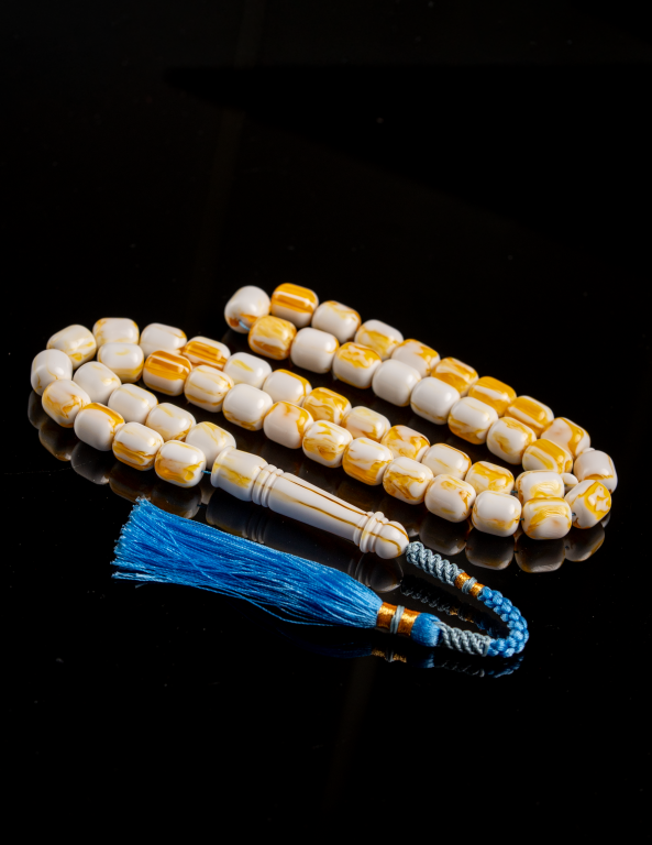 DSC01319 مسباح مستكه ابيض مبرقع - الصورة 1