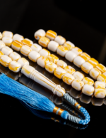 ⁦مسباح مستكه ابيض مبرقع⁩ - الصورة ⁦2⁩