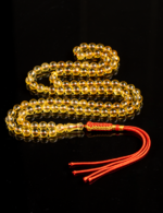 كهرمان طبيعي شفاف 99 خرزة