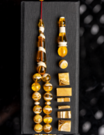 ⁦كهرمان مشخط طوق من بلاطات مع شاهد سبير و خرزة و كسار خراطة محمد العمقي⁩ - الصورة ⁦11⁩