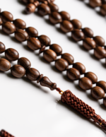 ⁦مسباح من عود 99 خرزة قصة بيض حمام⁩ - الصورة ⁦4⁩