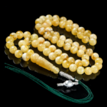 كهرمان طبيعي مشخط لوقو الخالدي