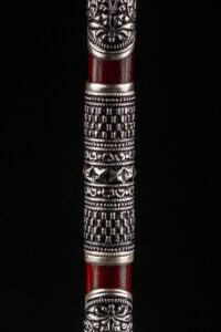 ⁦عصا عتم خمس قطع فضه مكحله عيار 925⁩ - الصورة ⁦2⁩